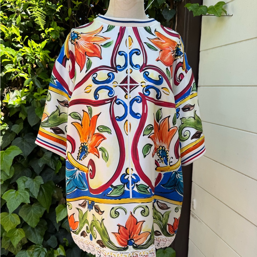 Dolce & Gabbana Colorful Blouse NWT